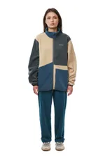 Толстовка Ymkashix Zip Colorblock Ranger пыльносиний/песочный/серый