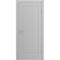 Фото двери Аура светло-серая эмаль глухая