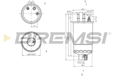 BREMSI - FE0158-BMS - Fuel Filter