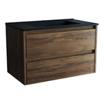 Тумба под раковину Vincea Gio 800 подвесная, 2 выкатных ящика soft-close, C.Oak