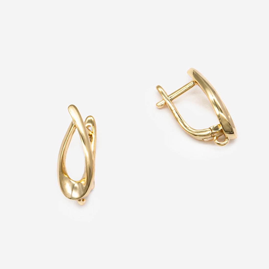 Швензы "Канны" 17,6*6,8мм, позолота