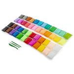 Пластилин легкий воздушный 48 цветов Brauberg Kids, 480 гр, 3 стека, вакуумн. упаковка