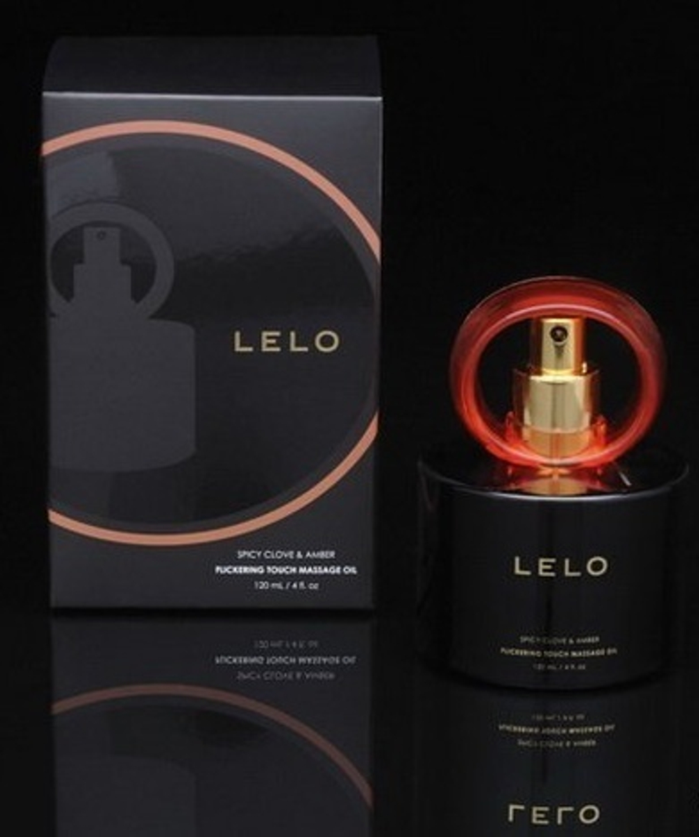Массажное масло LELO с частицами золота и ароматом пряной гвоздики и нотой амбры