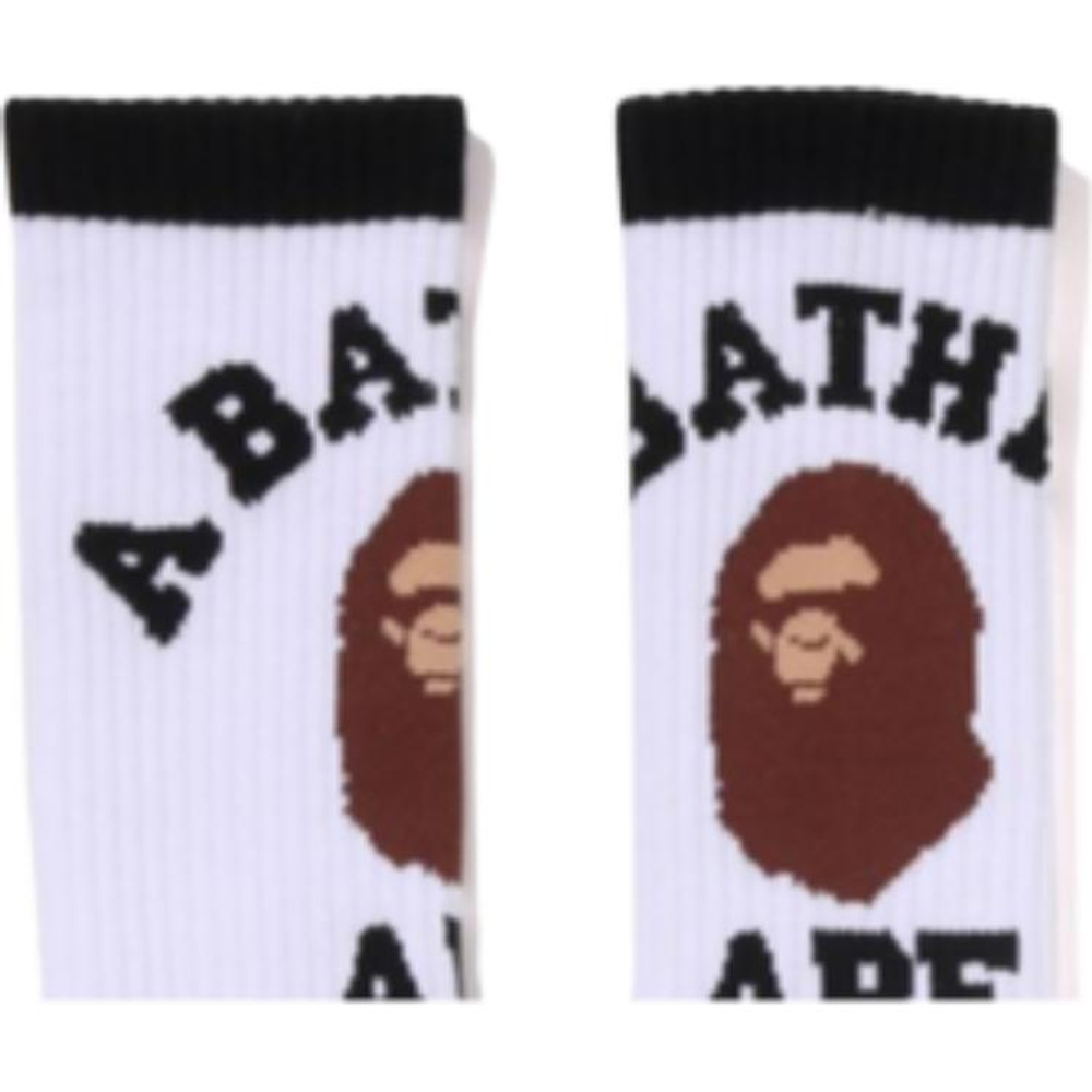 A Bathing Ape Bathing Ape Fw25 Crew Носки белый