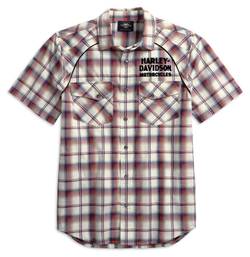 Рубашка Men's Upright Eagle Plaid Harley-Davidson