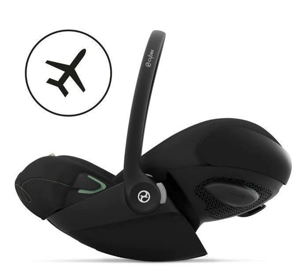 Коляска Cybex Priam IV Matt Black complete и автокресло Cloud G i-Size Magic Black 3 в 1 Off White