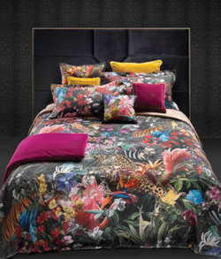 Постельное белье 2 спальное евро Roberto Cavalli Paradise black 001