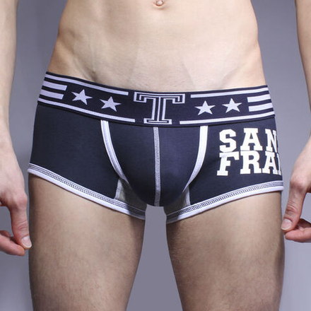 Мужские трусы хипсы темно-синие Toot San Francisco Navy Hip Boxer