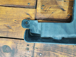 Брызговик передний левый Hyundai Grand Santa Fe (DM) 13-19 Б/У Оригинал 86831b8000