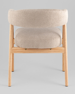 Стул обеденный Zubo с деревянными ножками бежевый