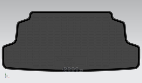 Коврик багажника /21213-21214/ пласт. (REZKON)