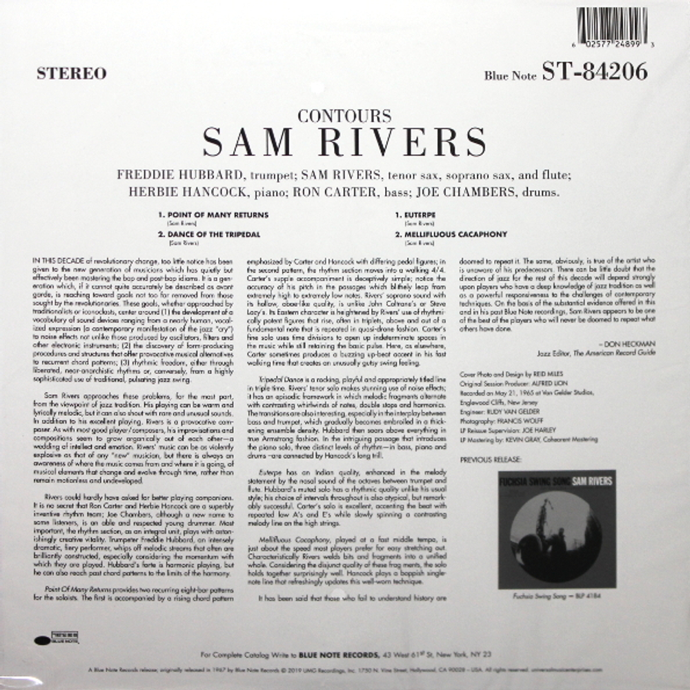 Sam Rivers / Contours (LP)