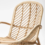 Кресло с подушкой - IKEA BROBOCK/BJÖRKTRAST/BJORKTRAST/БРОБОК/БЬЁРКТРАСТ ИКЕА, 78х73х69 см, бежевый
