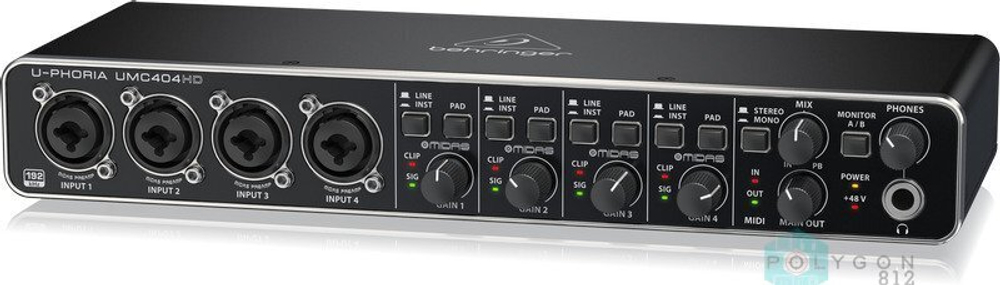 Внешняя звуковая карта BEHRINGER U-PHORIA UMC404HD