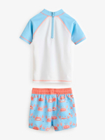 Костюм плавательный раздельный для мальчика Next E22-306, Голубой, Оранжевый