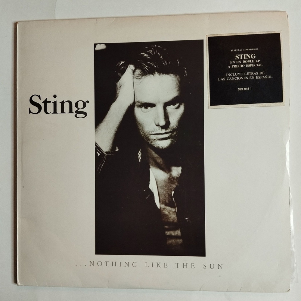 Винтажная виниловая пластинка LP Sting Nothing Like The Sun (Spain 1987)