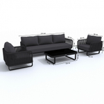 Диван трехместный Ideal Patio БЕЛЛИСА