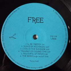 Винтажная виниловая пластинка LP Free (Россия 2006) ЛИЛИT Pekopдc