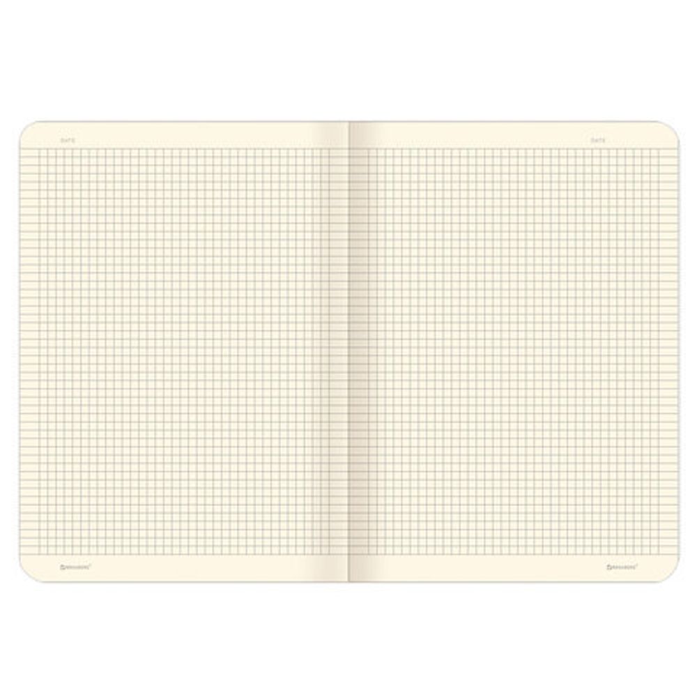 Тетрадь 60 л. в клетку обложка SoftTouch, бежевая бумага 70 г/м2, сшивка, В5 (179х250 мм), ГАРМОНИЯ, BRAUBERG, 1403816