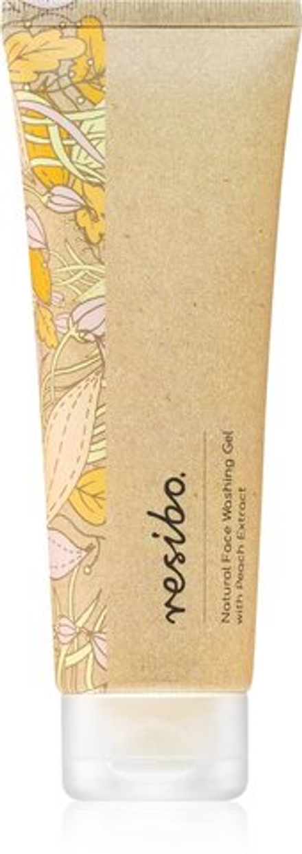 Resibo Natural Face Washing Gel with Peach Extract - нежный успокаивающий очищающий гель для снятия макияжа /   125  ml  / GTIN 5904730627627