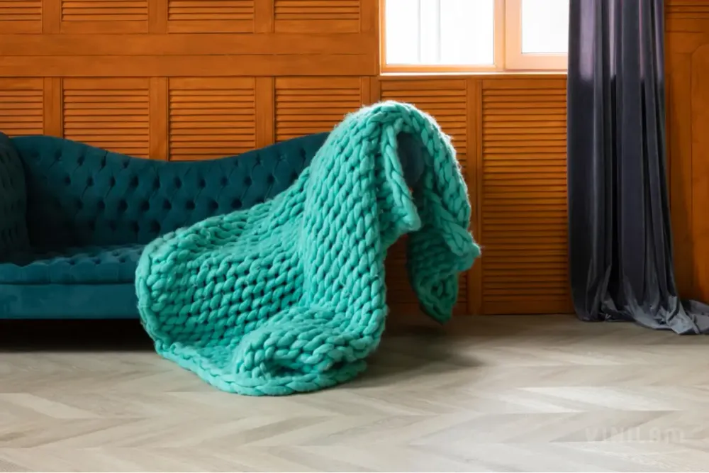 Vinilam Parquet Chevron Glue Шеврон Сезар, 2,86 м²