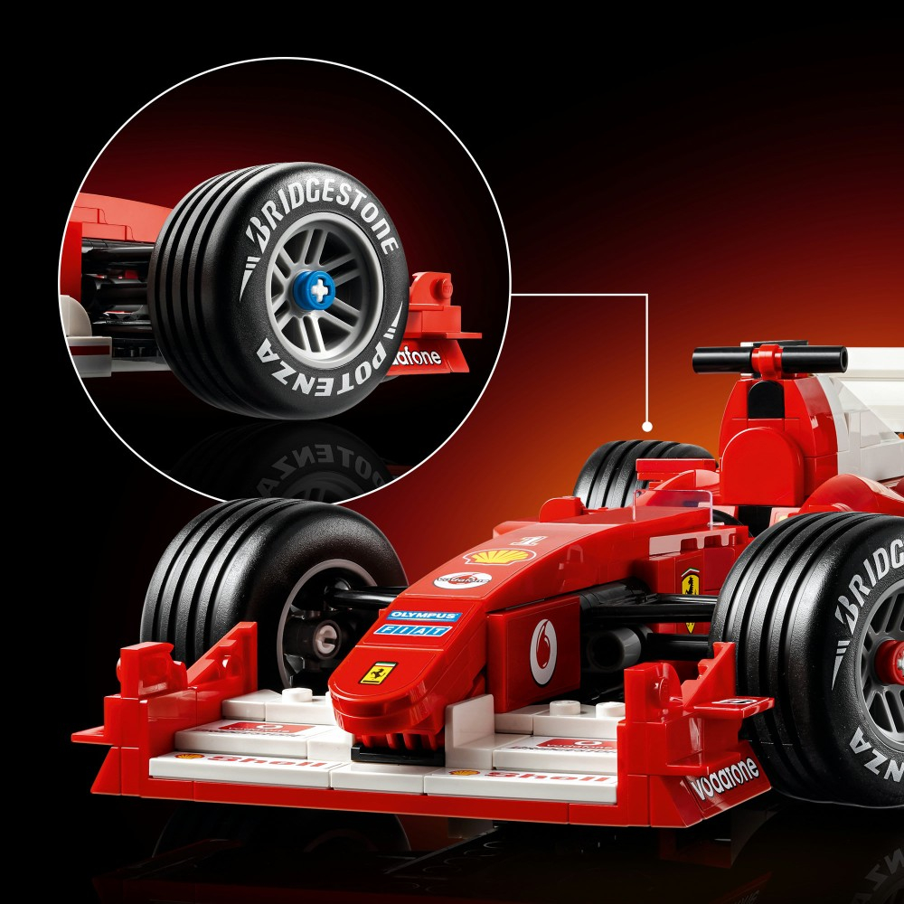 Конструктор LEGO Icons Ferrari F 2102 113752004 и Михаэль Шумахер — фото 10