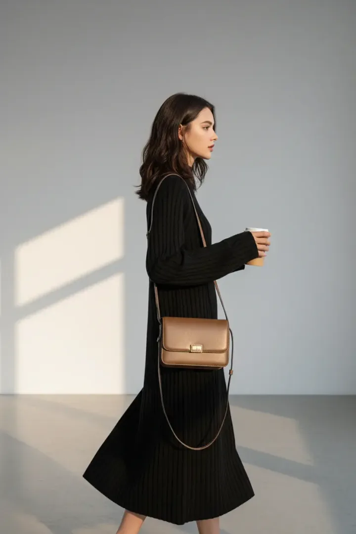 Вязаное платье «WARMY»