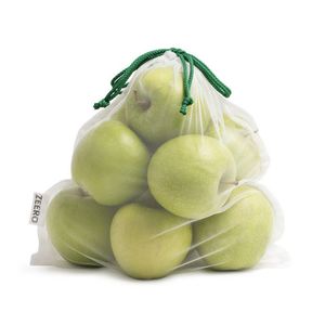 Экомешочек средний (белый) 25х30 см (уценка)