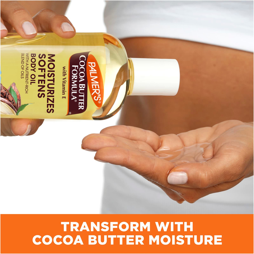Palmer's, Cocoa Butter Formula, увлажняющее масло для тела, с легким запахом, 250 мл (8,5 жидк. унций)