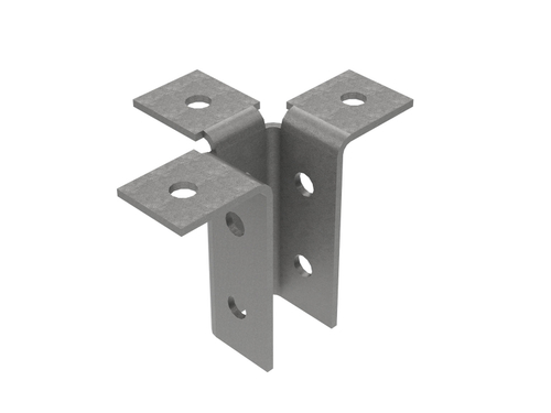 ТМС Соединитель профиля трёхсторонний (оцинк.)