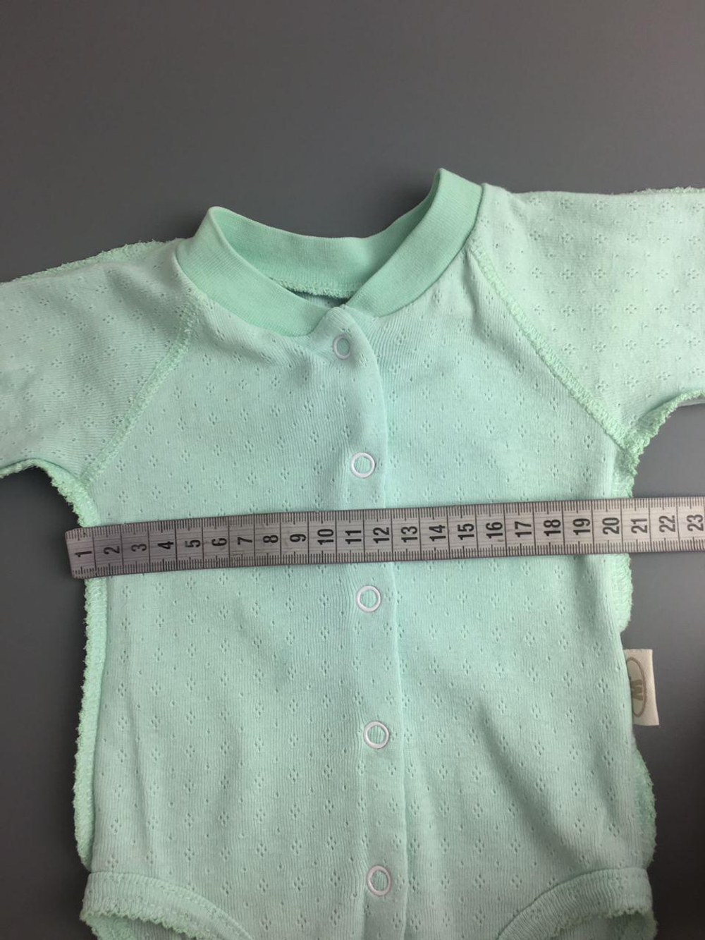Боди голубое на 0-3 месяца