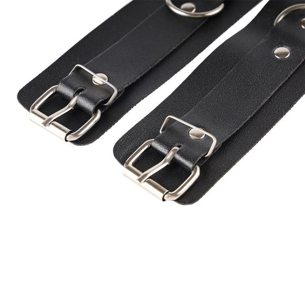 Черные наножники с металлическим креплением (Цвет: черный)