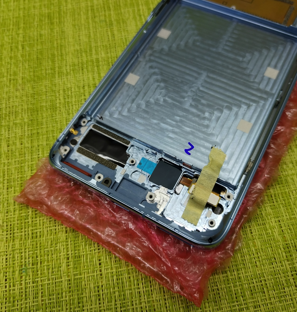 Xiaomi Mi 11 5G (M2011K2C) / (M2011K2G) - Дисплейный модуль в сборе с тачскрином (в рамке) (ревизия шлейфа - (А) (ORIG-SP)