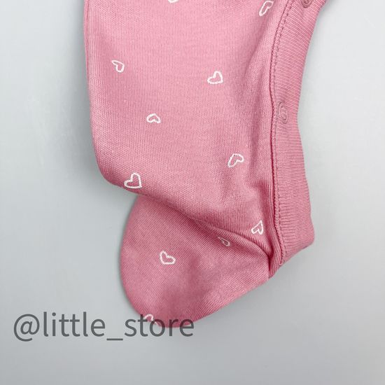 Слип хлопковый "Кошечки и цветочки" розовый зефир