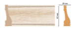 192-13 молдинг DECOMASTER (60х18х2400 мм)