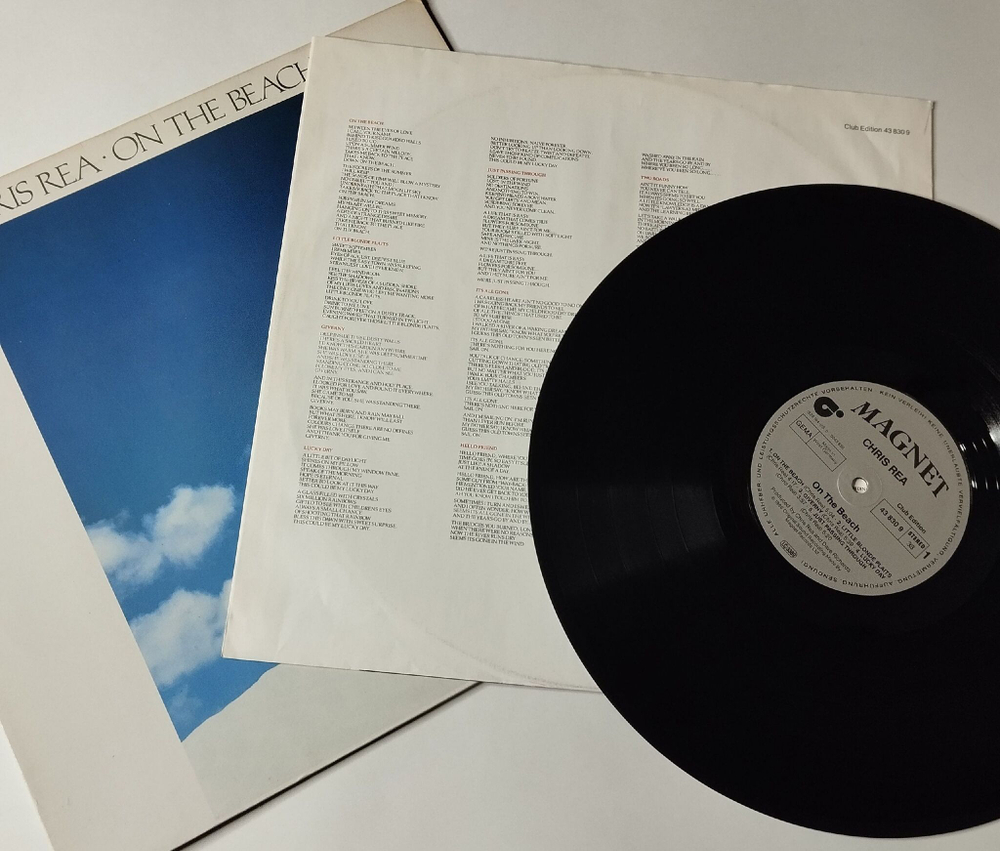 Винтажная виниловая пластинка LP Chris Rea On The Beach (Germany 1986) (Club Edition) Light Of Hope