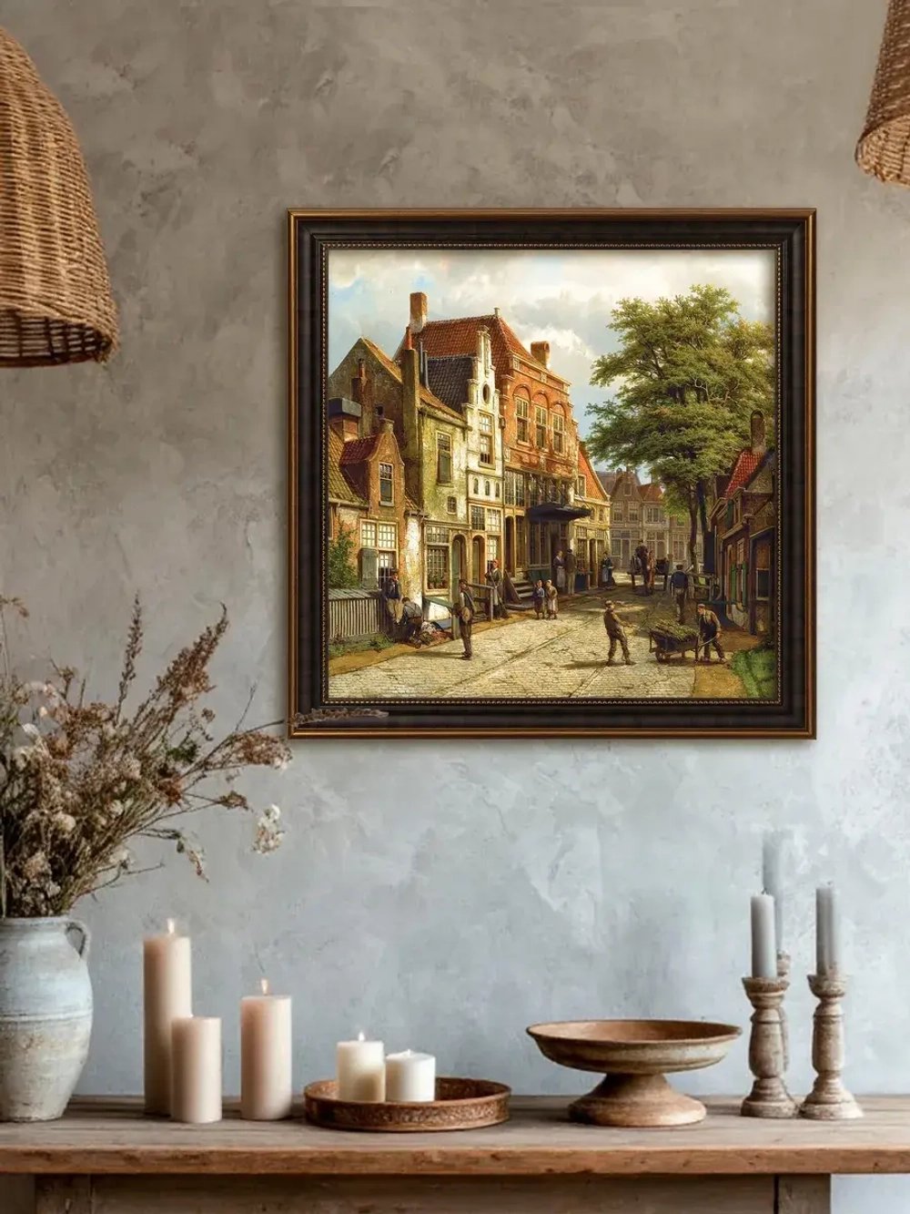 Картина серии "Голландия" настенная для интерьера 46*46 см