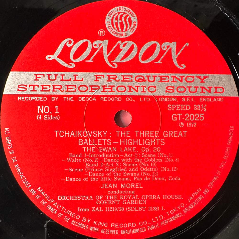 Великие балеты - Щелкунчик - Спящая красавица - Лебединое озеро 2LP (Япония)