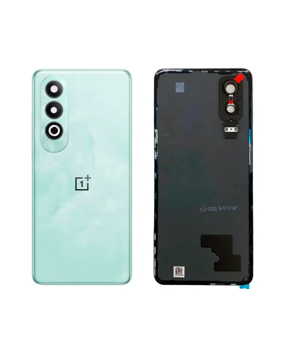 Задняя крышка для OnePlus Nord CE 4 зеленая (Celedon Marble) со стеклом камеры