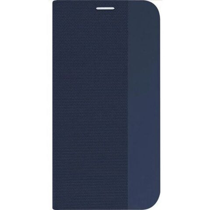 Чехол книжка Mesh Leather для iPhone 13 Pro Max темно-синий