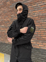 Костюм горка 6 флис осень-зима / черный