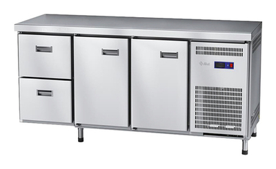 Стол морозильный Abat СХН-60-02 (2 двери, 2 ящика, без борта)