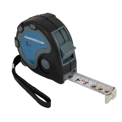 Рулетка 3 м 16 мм Компрессор