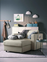 Кресло-шезлонг - IKEA VIMLE/ВИМЛЕ ИКЕА, 68х164х111 см, белый