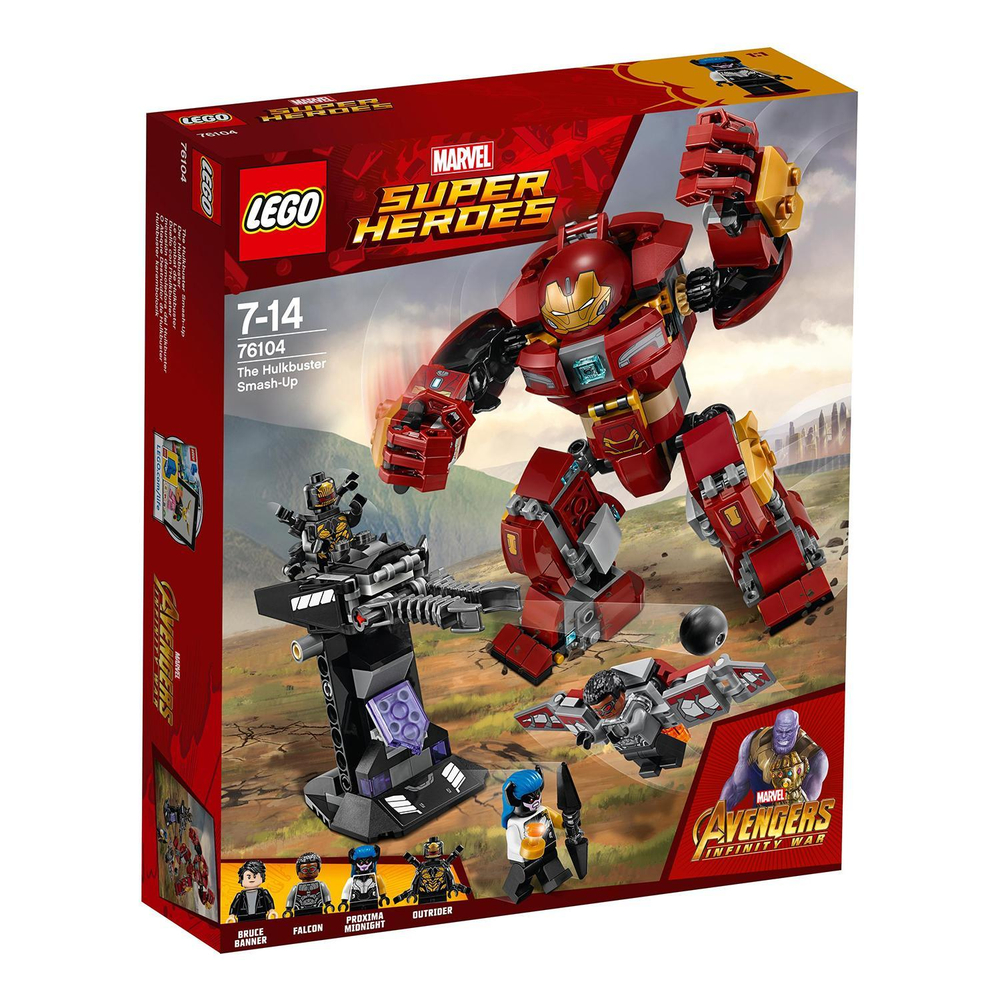 LEGO Super Heroes: Бой Халкбастера 76104 — The Hulkbuster Smash-Up — Лего Супергерои