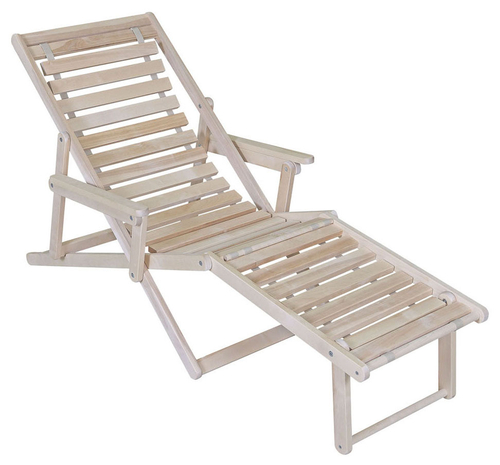 Шезлонг с подлокотниками Элегия