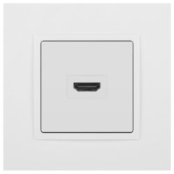 Розетка ЭРА Elegance 14-3114-01М HDMI белый матовый