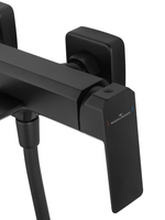 Смеситель для ванны с душем WONZON & WOGHAND DIAMOND, Черный матовый (WW-88639011-MB)