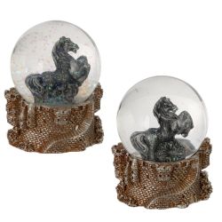 GAEM Фигурка декор в стекл шаре "Лошадь", L7 W7,5 H8,5 см, 2в.