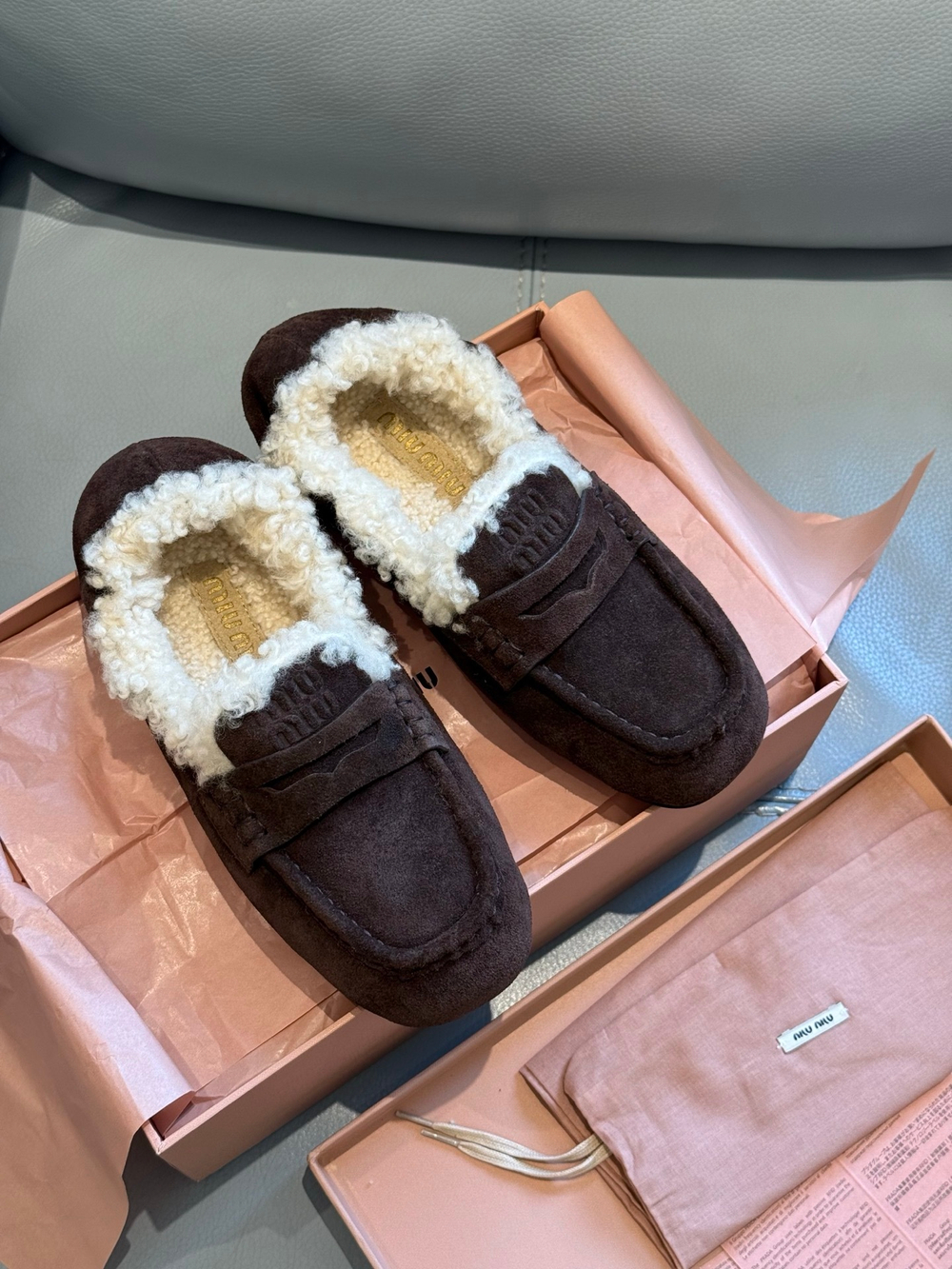 Miu Miu Suede Loafers (3 colors)